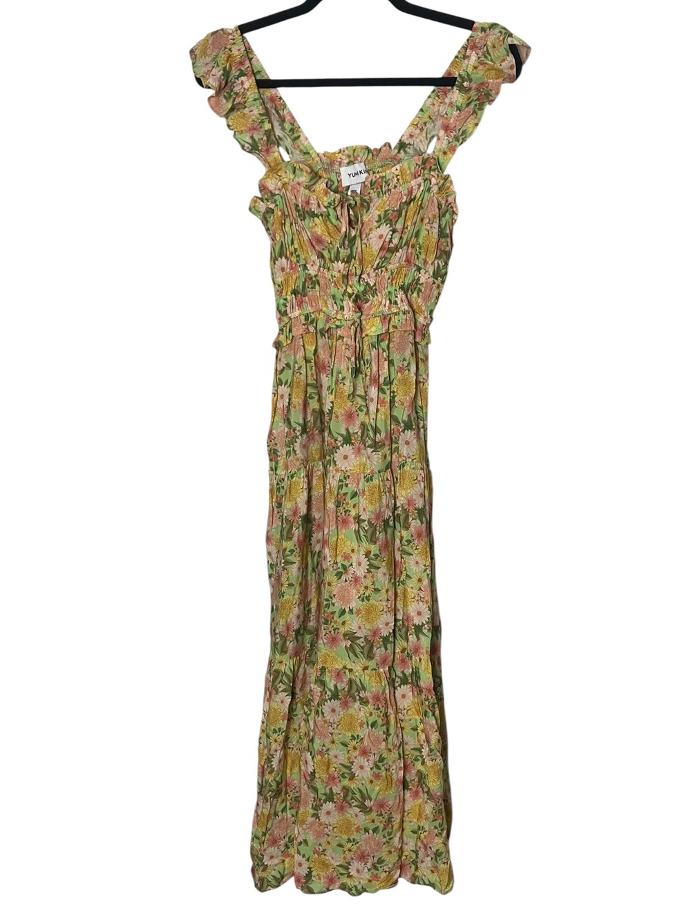 YUMI KIM Libby Dress in Sunny‎ Meadows Yellow Floral Size XS - Picture 2 of 5